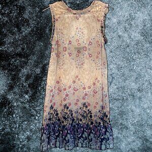 Boho-Chic City Sheer Triangles (Size M) Sweet Nightie or Coverup